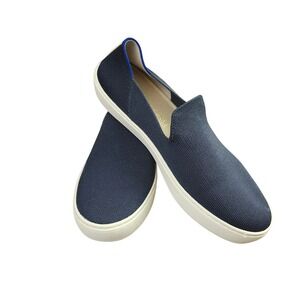 Rothy's The Orginal Slip-on Navy Blue women's sneakers loafers Sz 9